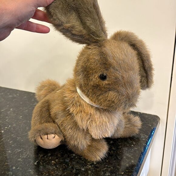 1985 Gund Plush Brown Bunny Rabbit 10" Stuffed Animal “TIPPET” - Picture 8 of 11